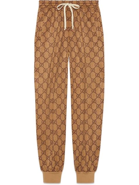 brown gucci joggers|farfetch Gucci tracksuit.